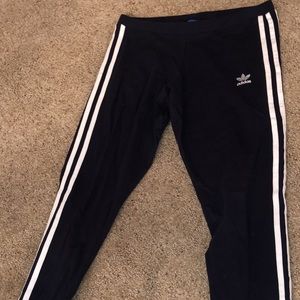 Navy adidas leggings